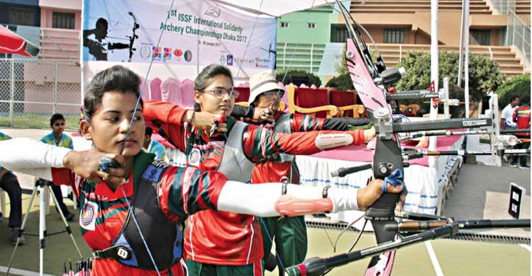 ছেলেদের পর এবার মেয়েরাও স্বর্ণ জিতল আরচারিতে