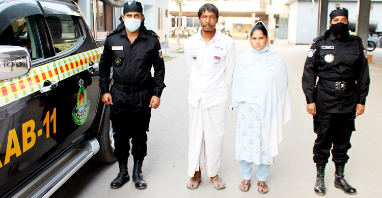 কাঠের পাটাতনে সাড়ে ৮ কেজি গাঁজা : গ্রেফতার ২