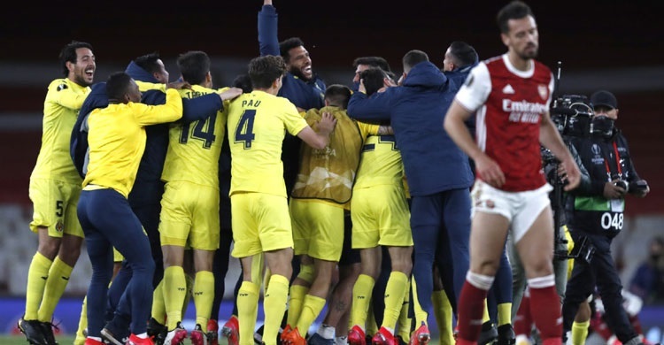 Arsenal's Europa League hopes ended by Villarreal