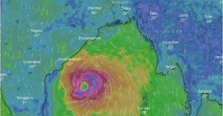 ‘Asani’ moves northwestwards, likely to weaken: Met office
