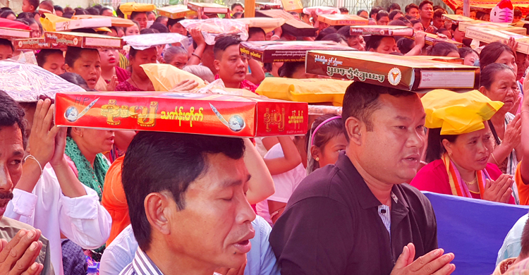 খাগড়াছড়িতে শুরু কঠিন চীবর দানোৎসব