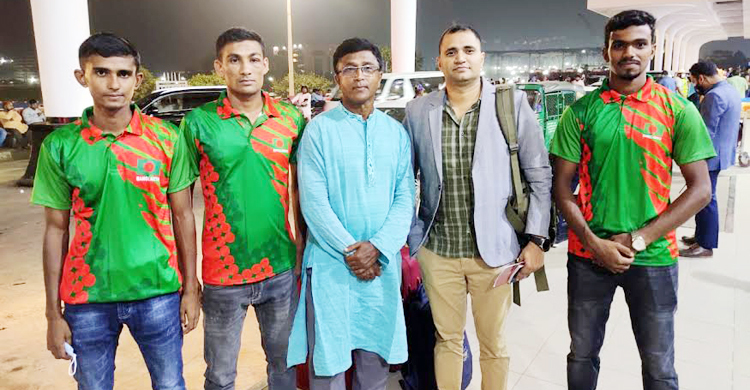 ইরান গেলেন তিন অ্যাথলেট