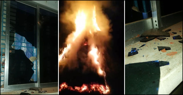 নোয়াখালীতে ইউপি সদস্যের বাড়িতে হামলা