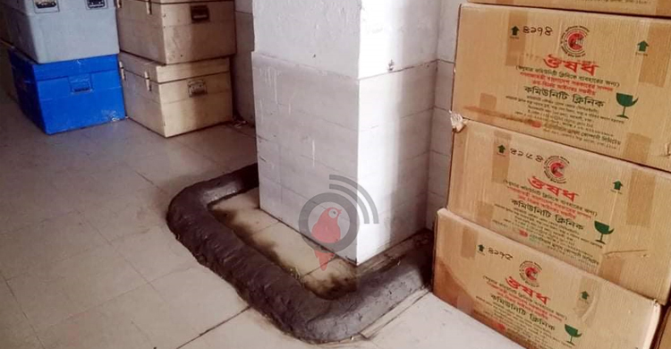 হাসপাতালের মেঝেতে টয়লেটের পানি, নষ্ট হচ্ছে ওষুধ