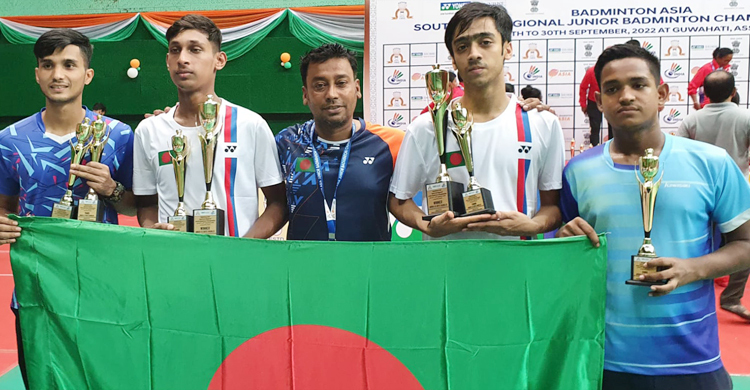 ভারতকে হারিয়ে চ্যাম্পিয়ন বাংলাদেশের দুই শাটলার