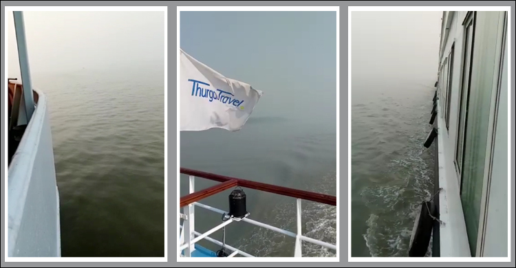 পর্যটকদের নিয়ে গঙ্গা বিলাস এখন সুন্দরবনে