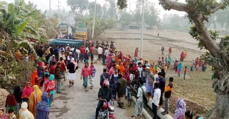 বগুড়ায় পিকআপ উল্টে মুরগি ব্যবসায়ী নিহত