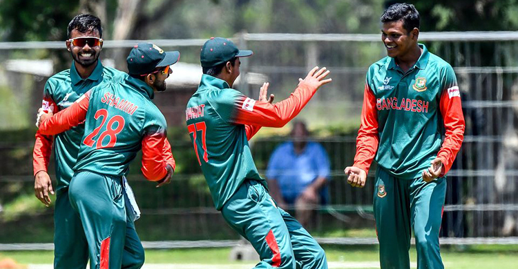 বড় জয়ে বিশ্বকাপের কোয়ার্টার ফাইনালে বাংলাদেশ
