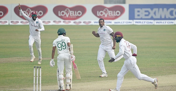 Bangladesh lose top four after WI post 409
