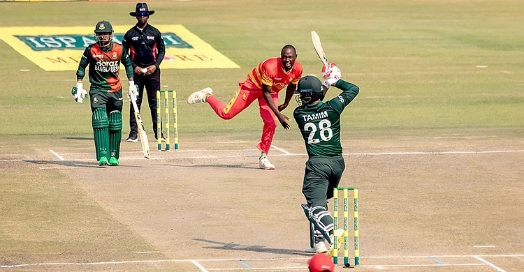 Tamim hits ton as Tigers whitewash Zimbabwe
