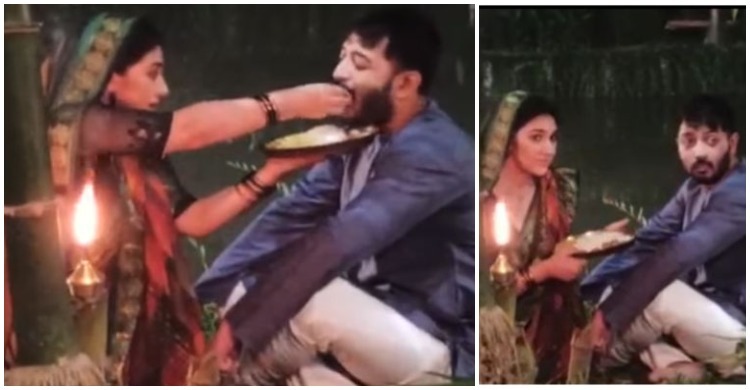 বাপ্পির টানে গভীর রাতে ঘরের বাইরে অপু বিশ্বাস