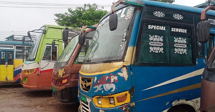 সুনামগঞ্জে দুই দিন চলবে না যাত্রী পরিবহন