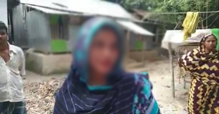 বরগুনায় বিয়ের দাবিতে প্রেমিকের বাড়িতে জর্ডানফেরত নারী