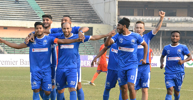 বারিধারার প্রথম জয়ে শিকার শেখ রাসেল