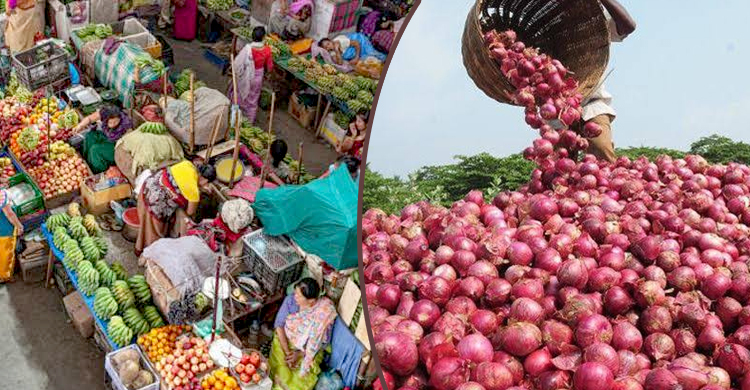 অর্ধেকে নেমেছে পেঁয়াজের দাম