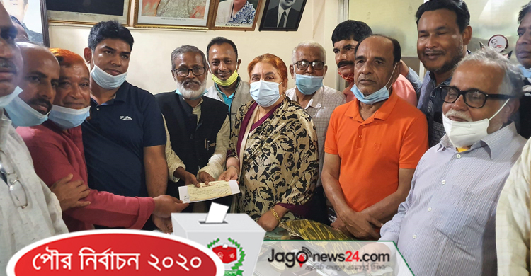 উৎসবমুখর পরিবেশে মনোনয়ন ফরম জমা দিলেন প্রার্থীরা