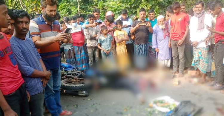 ভোলায় ইটবোঝাই ট্রলির ধাক্কায় ২ ভাই নিহত