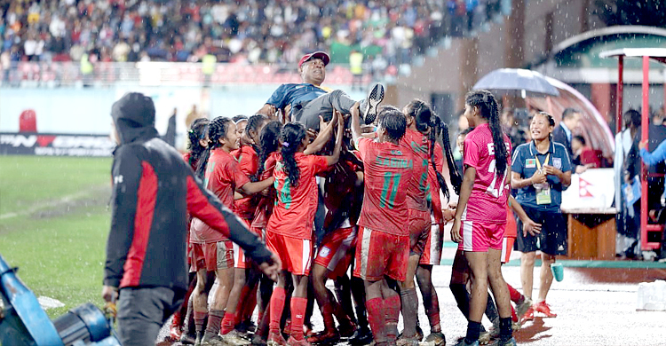 সাফজয়ী মেয়েদের ৫০ লাখ টাকা পুরস্কার ঘোষণা বিসিবির