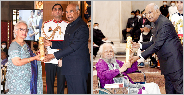 ভারতের ‘পদ্ম’ পুরস্কার গ্রহণ করলেন দুই বাংলাদেশি