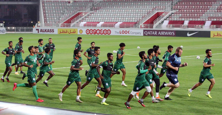 কাতারের বিপক্ষে দেখে নিন বাংলাদেশের একাদশ