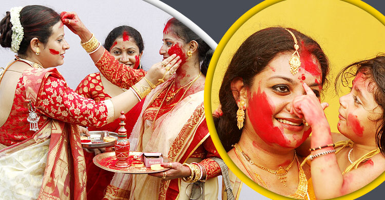 সিঁদুর খেলার পর ত্বকের যত্ন নেবেন যেভাবে