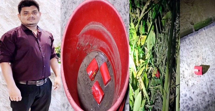 পরপর তিনটি বোমা নিক্ষেপ, বেঁচে গেলেন ছাত্রলীগ নেতা