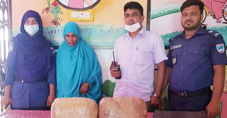 শার্শায় গাঁজাসহ নারী গ্রেফতার