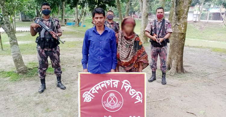 ভারতে অনুপ্রবেশের সময় বিজিবির হাতে ২ বাংলাদেশি আটক