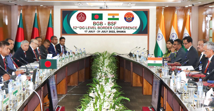 ঢাকায় বিজিবি-বিএসএফ ডিজি পর্যায়ে সীমান্ত সম্মেলন শুরু