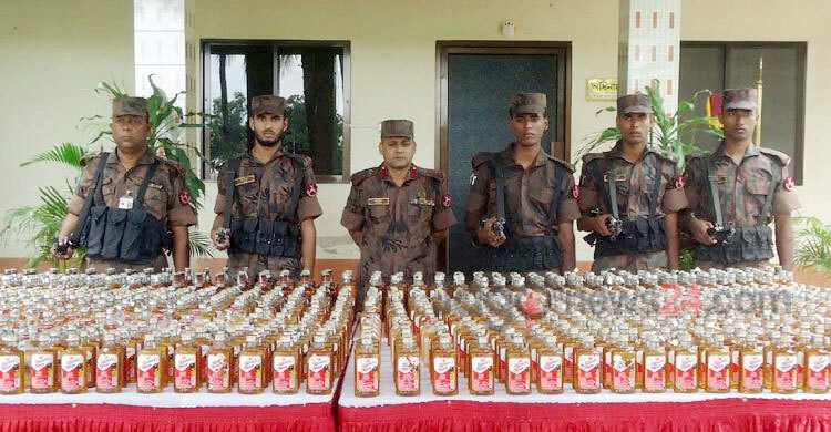 সেপ্টেম্বরে ১২১ কোটি টাকার চোরাচালান-মাদক জব্দ বিজিবির