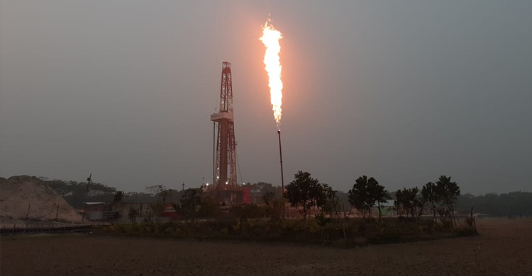 ভোলায় নতুন কূপে গ্যাসের সন্ধান, পরীক্ষামূলক আগুন প্রজ্বলন