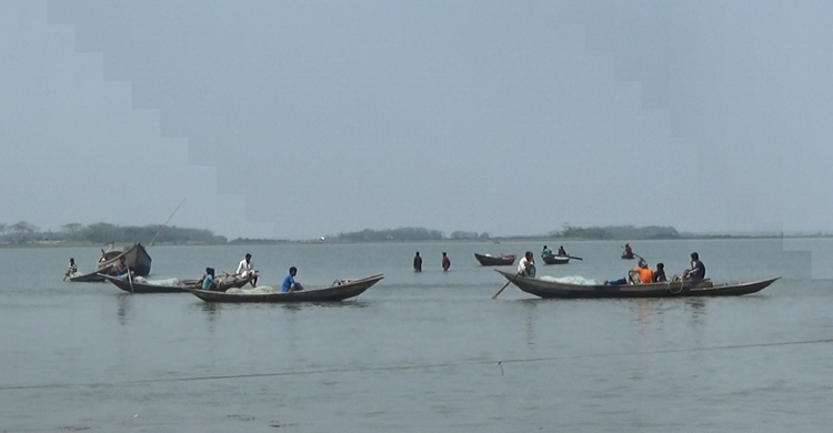 প্রশাসন ব্যস্ত করোনায়, উৎসবে মেতেছে জেলেরা