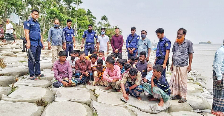 ভোলায় ১৮ জেলেকে জরিমানা