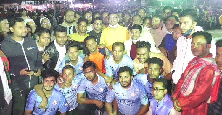 যুব সমাজকে অপরাধমুক্ত রাখতে ভোলায় ভলিবল টুর্নামেন্ট
