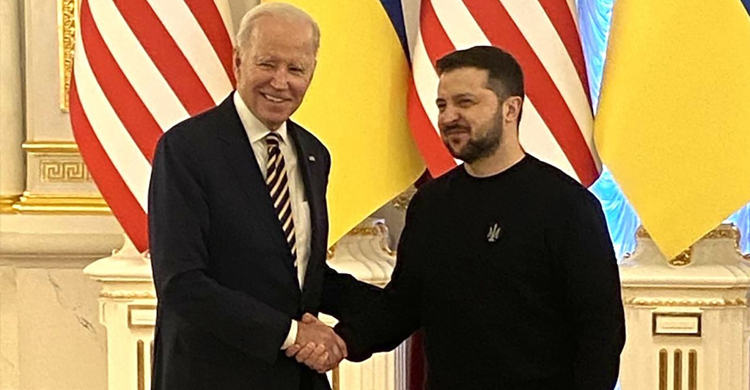 Biden makes surprise visit to Ukrainian capital Kyiv