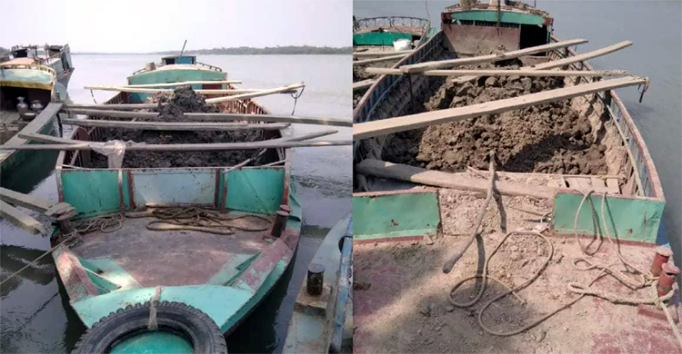 নদীর ভাঙন কুলের মাটি কাটায় ২ লাখ ৪০ হাজার টাকা জরিমানা