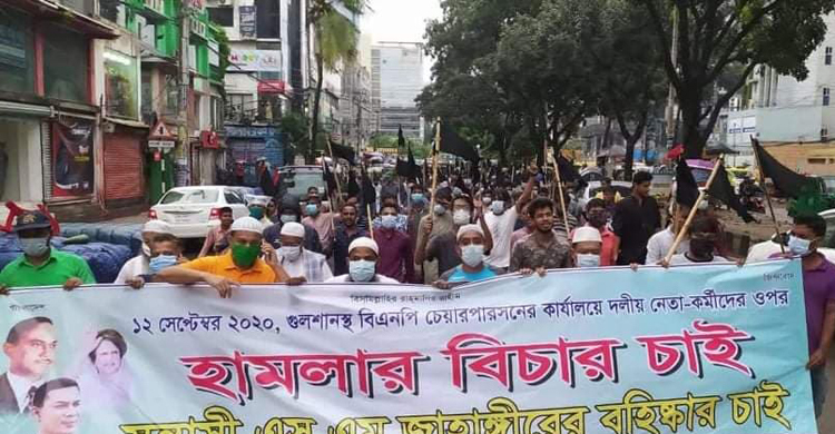 রাজধানীতে বিএনপির দুপক্ষের ধাওয়া পাল্টা ধাওয়া