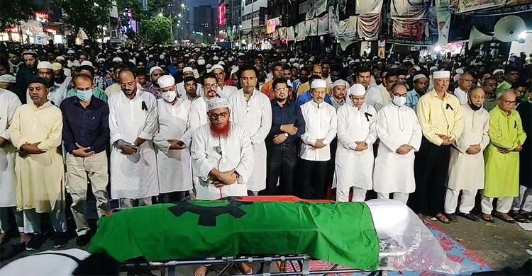 নয়াপল্টনে সাওনের জানাজা সম্পন্ন, বিক্ষোভের ডাক যুবদলের