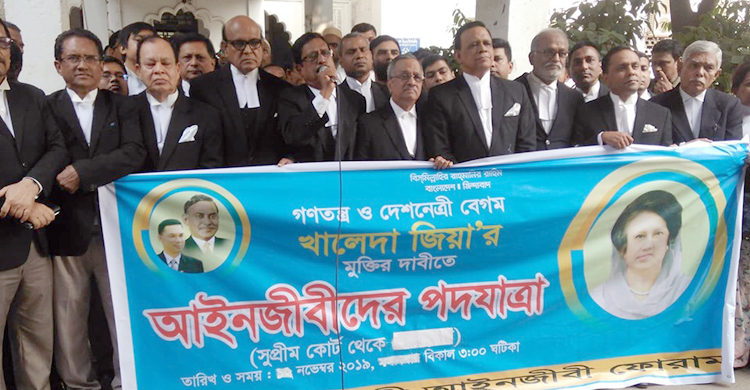 খালেদাকে মুক্তি না দিলে সরকার পতনে মাঠে নামব : খন্দকার মাহবুব
