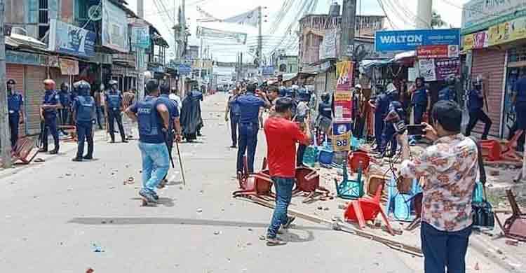 1 killed, 50 injured in police-BNP clash in Bhola