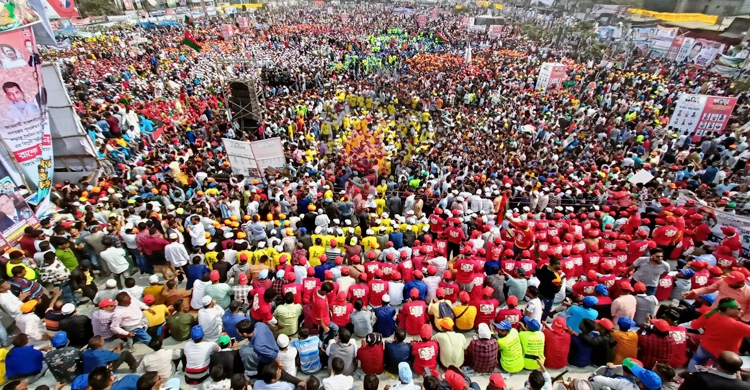 BNP’s Dhaka divisional rally underway at Golapbagh ground