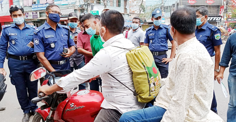 ঈদে চলাচল কমাতে বগুড়ায় সাড়ে ৭ লাখ টাকা জরিমানা