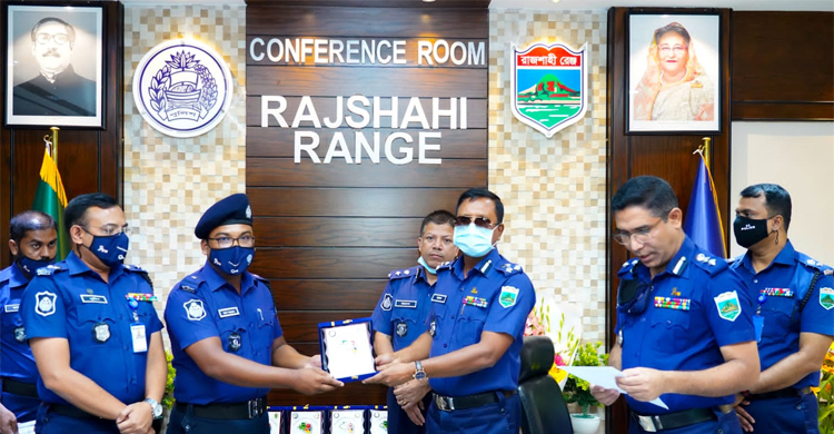 রাজশাহী রেঞ্জে শ্রেষ্ঠ ইউনিট বগুড়া জেলা পুলিশ