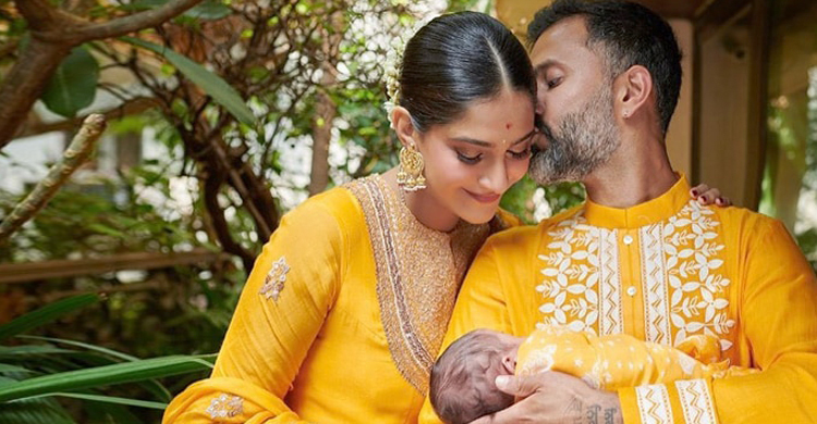 অবশেষে ছেলের ছবি প্রকাশ্যে আনলেন সোনম কাপুর