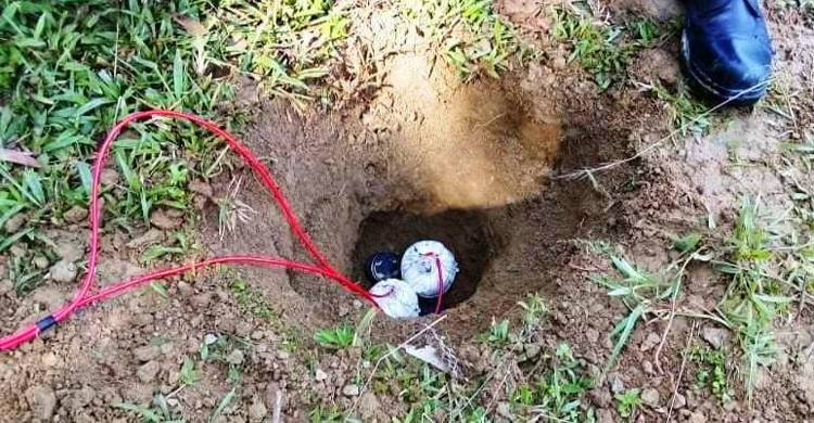 নাইক্ষ্যংছড়িতে ২টি স্থল মাইন ধ্বংস করলো সেনাবাহিনী