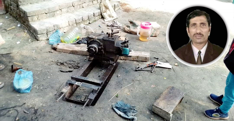 শ্যালো মেশিন চালু করতেই মাথা ফেটে প্রাণ গেলো কৃষকের