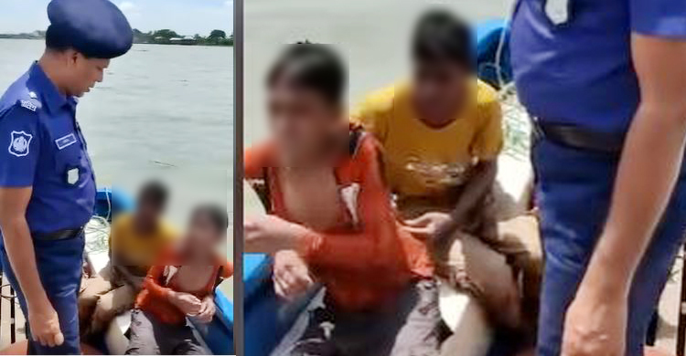 মাঝনদীতে লঞ্চ থেকে দুই শিশুকে ফেলে দেওয়ার অভিযোগ