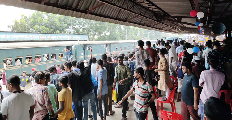 সাড়ে ৭ মাস পর সচল হলো ব্রাহ্মণবাড়িয়া রেলস্টেশন