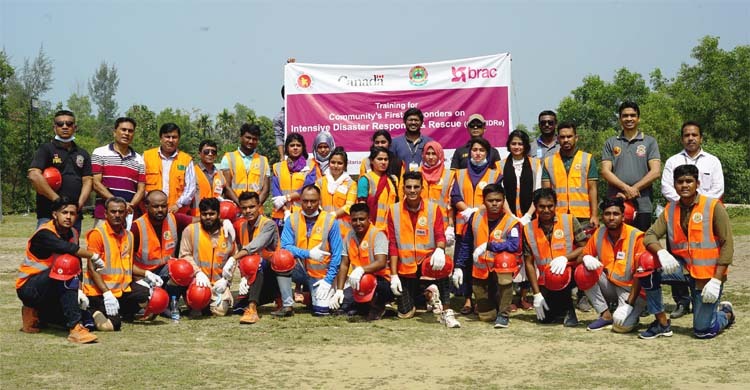 দুর্যোগ প্রশিক্ষণ কার্যক্রমে নারীদের ব্যাপক সাড়া