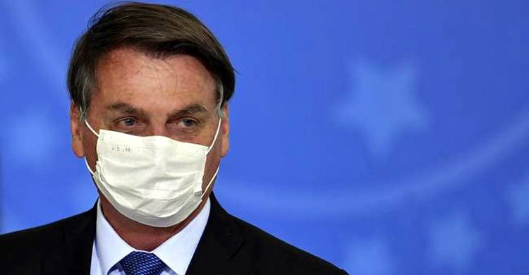 Brazil's president again tests positive for Covid-19